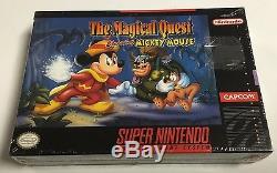Magical Quest With Mickey Mouse Super Nintendo SNES Brand NEW Factory SEALED