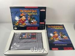 Magical Quest starring Mickey Mouse (Super Nintendo SNES, 1992) CIB Very Good