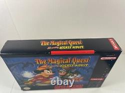 Magical Quest starring Mickey Mouse (Super Nintendo SNES, 1992) CIB Very Good