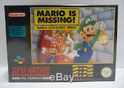 Mario Is Missing! - Snes Super Nintendo Pal Boxed