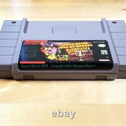 Mario RPG Complete CIB Excellent condition box & cartridge SNES Super Nintendo