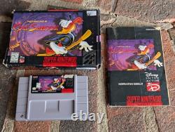 Maui Mallard Cold Shadow Super Nintendo SNES Complete CIB Tested & Working
