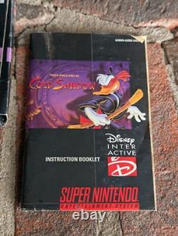 Maui Mallard Cold Shadow Super Nintendo SNES Complete CIB Tested & Working