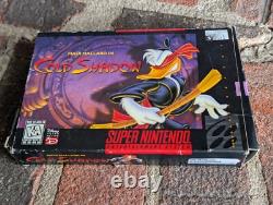 Maui Mallard Cold Shadow Super Nintendo SNES Complete CIB Tested & Working