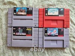 Maximum Carnage Romance II Xardion Street Racer Super Nintendo SNES Lot