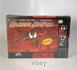 Maximum Carnage Super Nintendo Entertainment System SNES BRAND NEW, AUTHENTIC