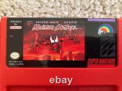 Maximum Carnage (Super Nintendo SNES) Complete with Ads