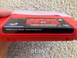 Maximum Carnage (Super Nintendo SNES) Complete with Ads