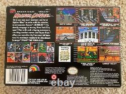 Maximum Carnage (Super Nintendo SNES) Complete with Ads