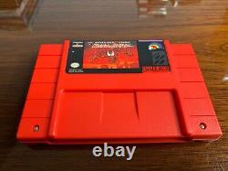 Maximum Carnage for Super Nintendo Authentic RED Cart and Box SNES Spider-Man