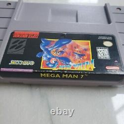 Mega Man 7 (Super Nintendo SNES, 1995) Authentic Capcom Game Cartridge TESTED