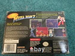 Mega Man 7 (Super Nintendo SNES) Complete CIB with Magazine + Poster