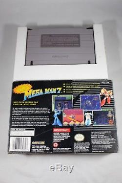 Mega Man 7 (Super Nintendo SNES) with Box GOOD