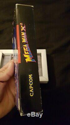 Mega Man X2 SNES Megaman Super Nintendo Capcom Not CIB Complete Box No Manual