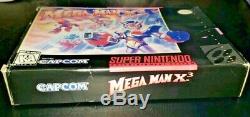 Mega Man X3 COMPLETE CIB Super Nintendo SNES Very Nice Capcom mmx3 with INSERTS
