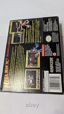 Mega Man X3 Megaman (Super Nintendo SNES 1997) COMPLETE CIB Authentic