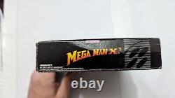 Mega Man X3 Megaman (Super Nintendo SNES 1997) COMPLETE CIB Authentic