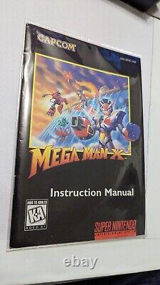 Mega Man X3 Megaman (Super Nintendo SNES 1997) COMPLETE CIB Authentic