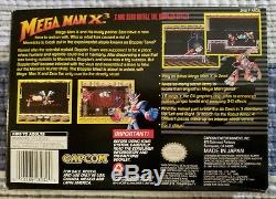 Mega Man X3 SNES Super Nintendo CIB Excellent Condition