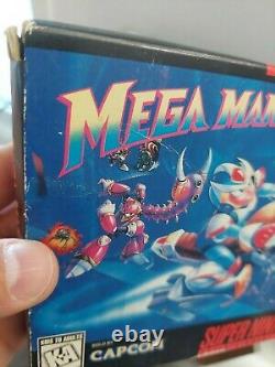 Mega Man X 2 box and game Super Nintendo SNES