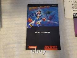 Mega Man X SNES Super Nintendo Complete CIB, Great Condition and Tested