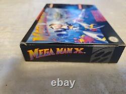 Mega Man X SNES Super Nintendo Complete CIB, Great Condition and Tested