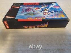 Mega Man X SNES Super Nintendo Complete CIB, Great Condition and Tested