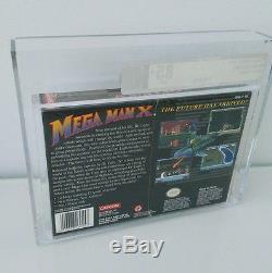 Mega Man X Super Nintendo Capcom SNES NES New Sealed VGA 85+ 1st Print Grail