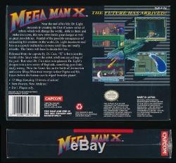 Mega Man X (Super Nintendo Entertainment System SNES, 1994) Mint Sealed Complete