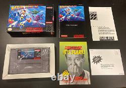 Mega Man X Super Nintendo SNES Complete! CIB! Authentic! Rare! Reg Card! Tested