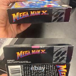 Mega Man X Super Nintendo SNES Complete! CIB! Authentic! Rare! Reg Card! Tested