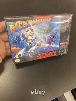 Mega Man X Super Nintendo SNES Complete! CIB! Authentic! Rare! Reg Card! Tested