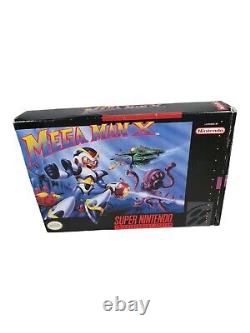 Mega Man X (Super Nintendo, SNES) - Complete in box - Authentic