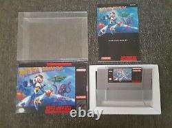 Mega Man X Super Nintendo Snes CIB Complete In Box Color Manual