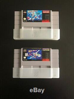 Mega Man X&X2 (Super Nintendo Entertainment System, 1996) TESTED 100% AUTHENTIC