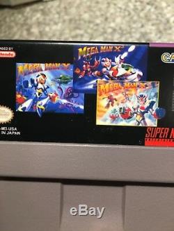 Mega Man X + X2 + X3 (Super Nintendo, SNES) Carts New