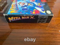 Mega Man X for Super Nintendo Authentic Complete CIB SNES Capcom Megaman