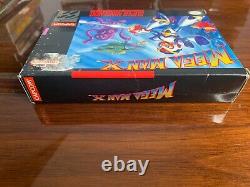 Mega Man X for Super Nintendo Authentic Complete CIB SNES Capcom Megaman