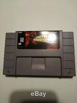 Metal Warriors SNES Super Nintendo Cartridge Only Konami 1995 authentic