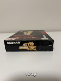 Metal Warriors Super Nintendo SNES Cart & Box Authentic & Tested Damaged