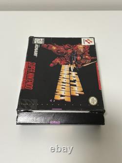 Metal Warriors Super Nintendo SNES Cart & Box Authentic & Tested Damaged