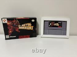 Metal Warriors Super Nintendo SNES Cart & Box Authentic & Tested Damaged