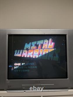 Metal Warriors Super Nintendo SNES Cart & Box Authentic & Tested Damaged