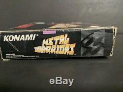 Metal Warriors (Super Nintendo) SNES Complete Boxed CIB FAIR to GOOD Box Manual