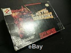 Metal Warriors (Super Nintendo) SNES Complete Boxed CIB FAIR to GOOD Box Manual