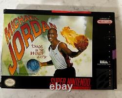 Michael Jordan Chaos in the Windy City (Super Nintendo) SNES Complete TESTED