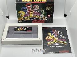 Mighty Morphin Power Rangers Super Nintendo Game SNES Complete SEE PICS