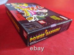 Mighty Morphin Power Rangers (Super Nintendo SNES) COMPLETE with Box manual #K1