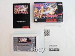 Mint Condition Super Nintendo SNES Magic Sword