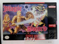 Mint Condition Super Nintendo SNES Magic Sword